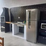 Casa De Praia Com Churrasqueira 100