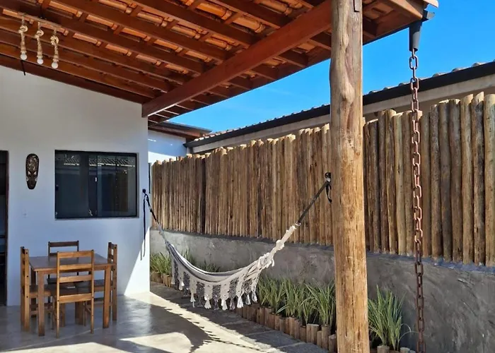 Casa De Praia Com Churrasqueira 100